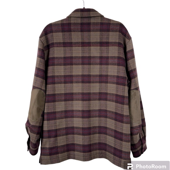 Pendleton Cashmere Wool Plaid Shirt Jacket Coat Men’s Medium (M) - Picture 2 of 16